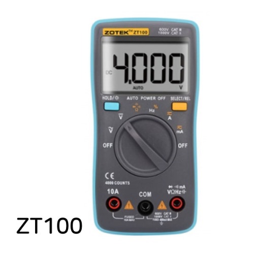 (5B)쉴드그린-ZT100-어싱측정용 멀티테스트기(어싱클립3m포함)［전자파,어싱,항균 전문기업］